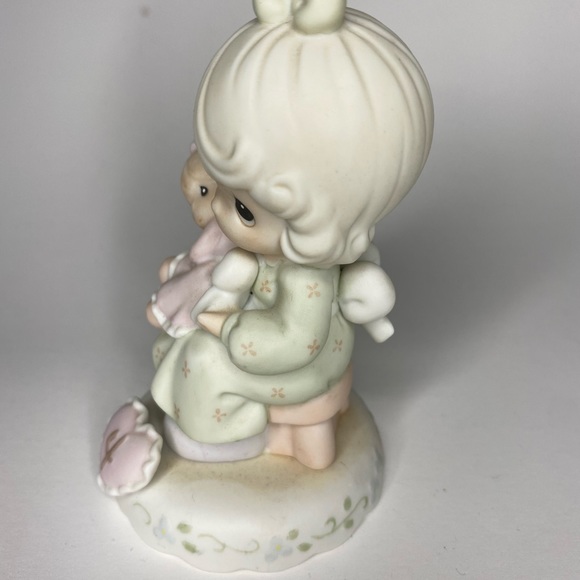 Vintage Precious Moments Growing in Grace Age 4 Blonde - Picture 2 of 5